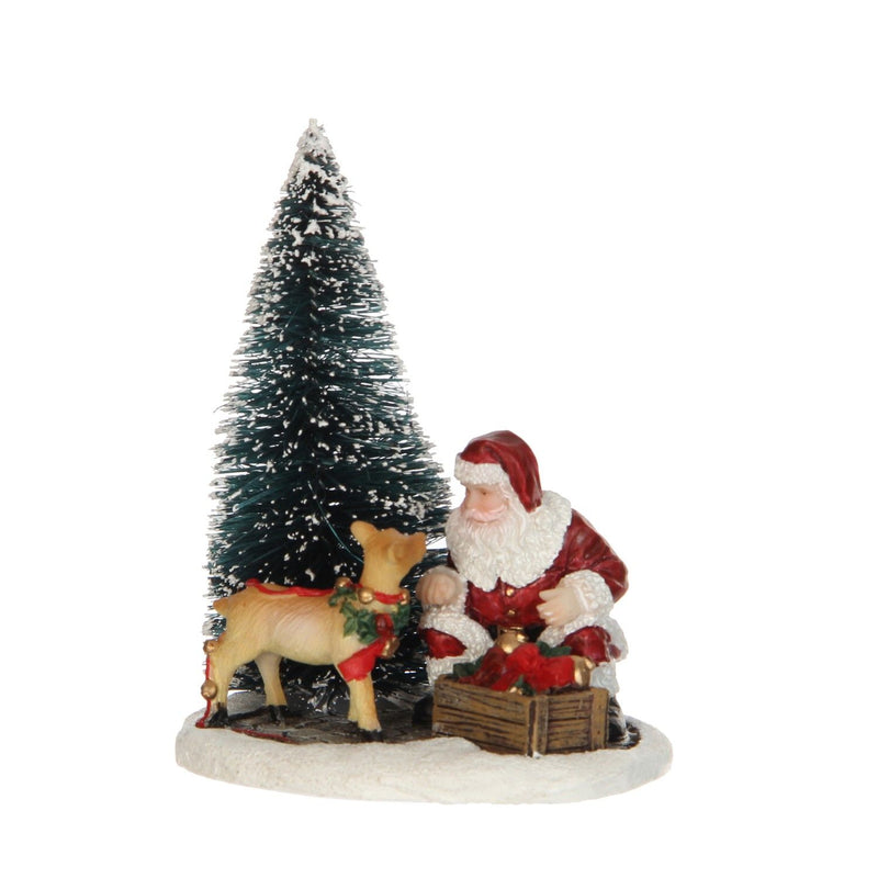 Luville Collectables Santa is Decorating Ornament - XMAS DECORATIONS - Beattys of Loughrea