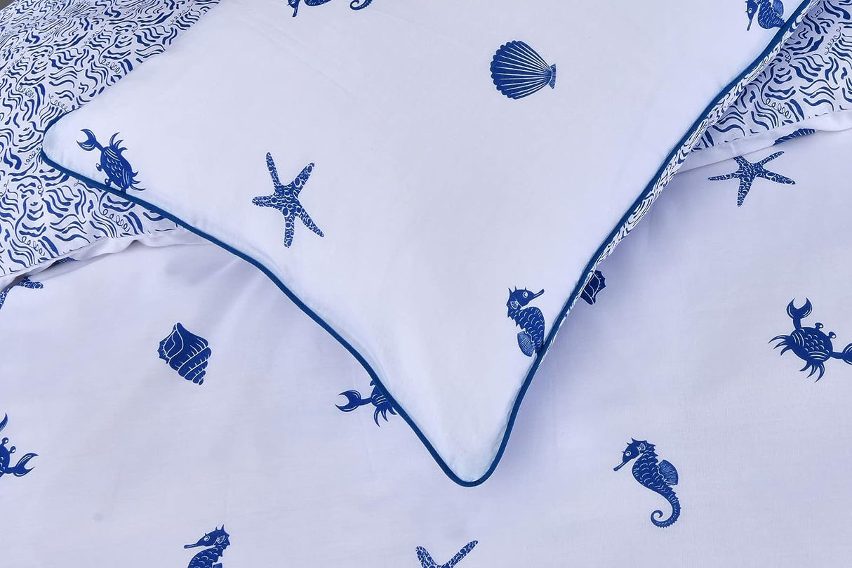 Sleepdown Sea Shore Duvet Set Single - DUVET COVERS - Beattys of Loughrea