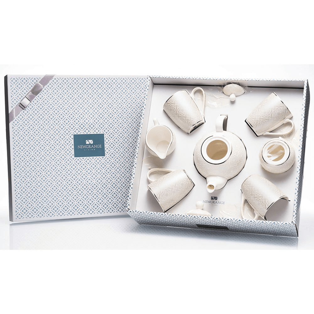 Newgrange Living Karla Bone China 7pc Tea Set - MUG SETS - Beattys of Loughrea