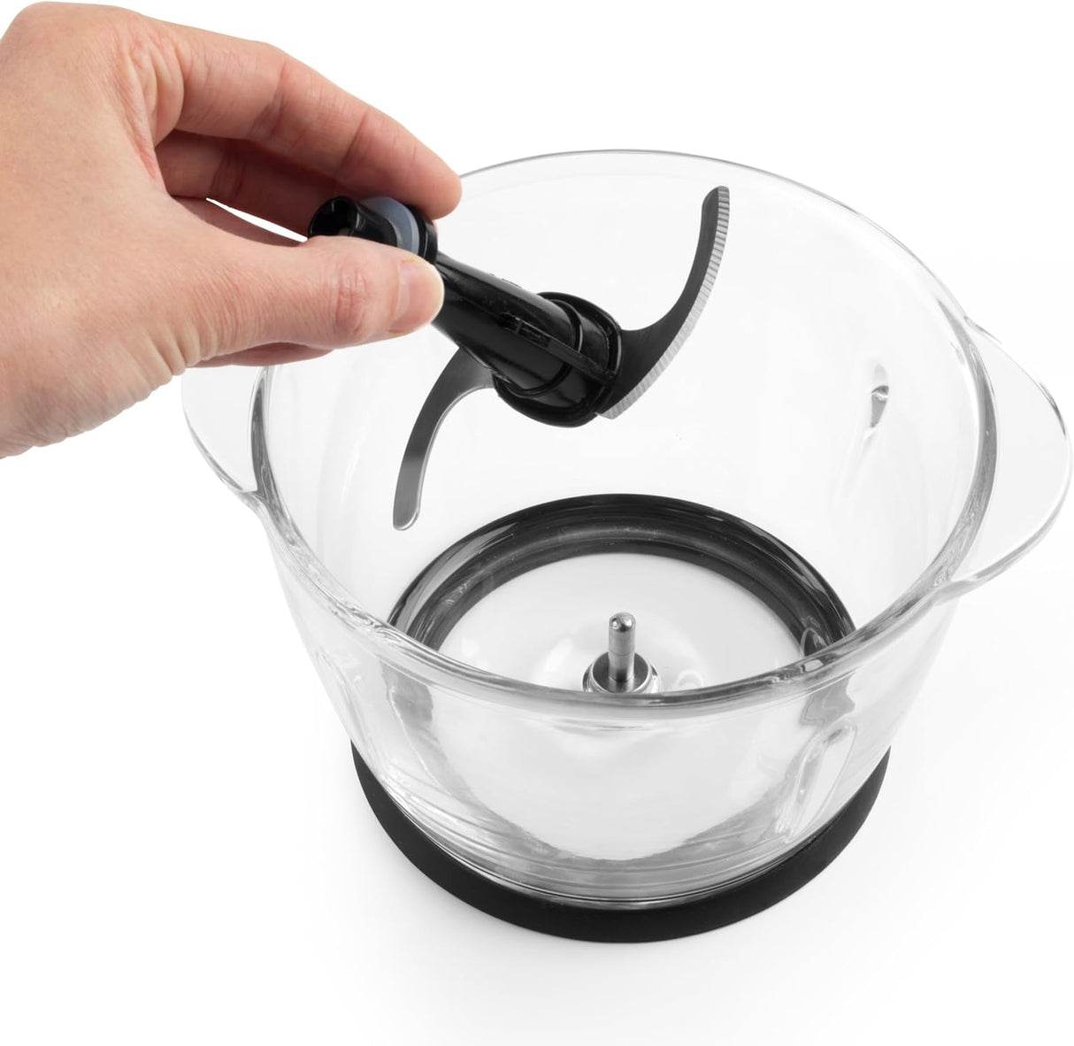 Progress Green Shimmer Glass Chopper - HAND BLENDERS CHOPPERS - Beattys of Loughrea