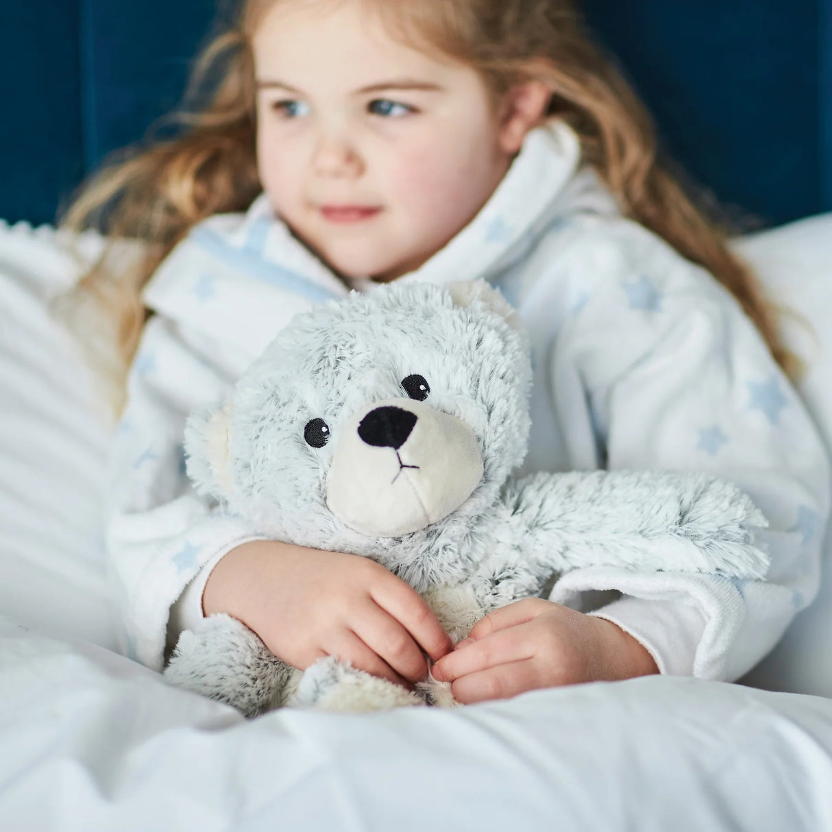 Warmies Marshmallow Grey Bear - H/H - HOT WATER BOTTLE - Beattys of Loughrea