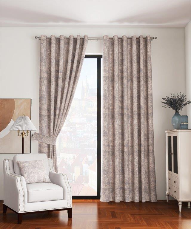 Fiesta 90" x 90” Lined Eyelet Curtains Duck Egg - CURTAINS - READY MADE - Beattys of Loughrea