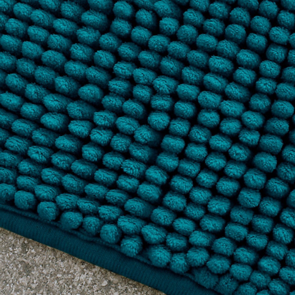 Catherine Lansfield Bathroom Bobble Bath Mat Teal - BATH MATS/SETS - Beattys of Loughrea