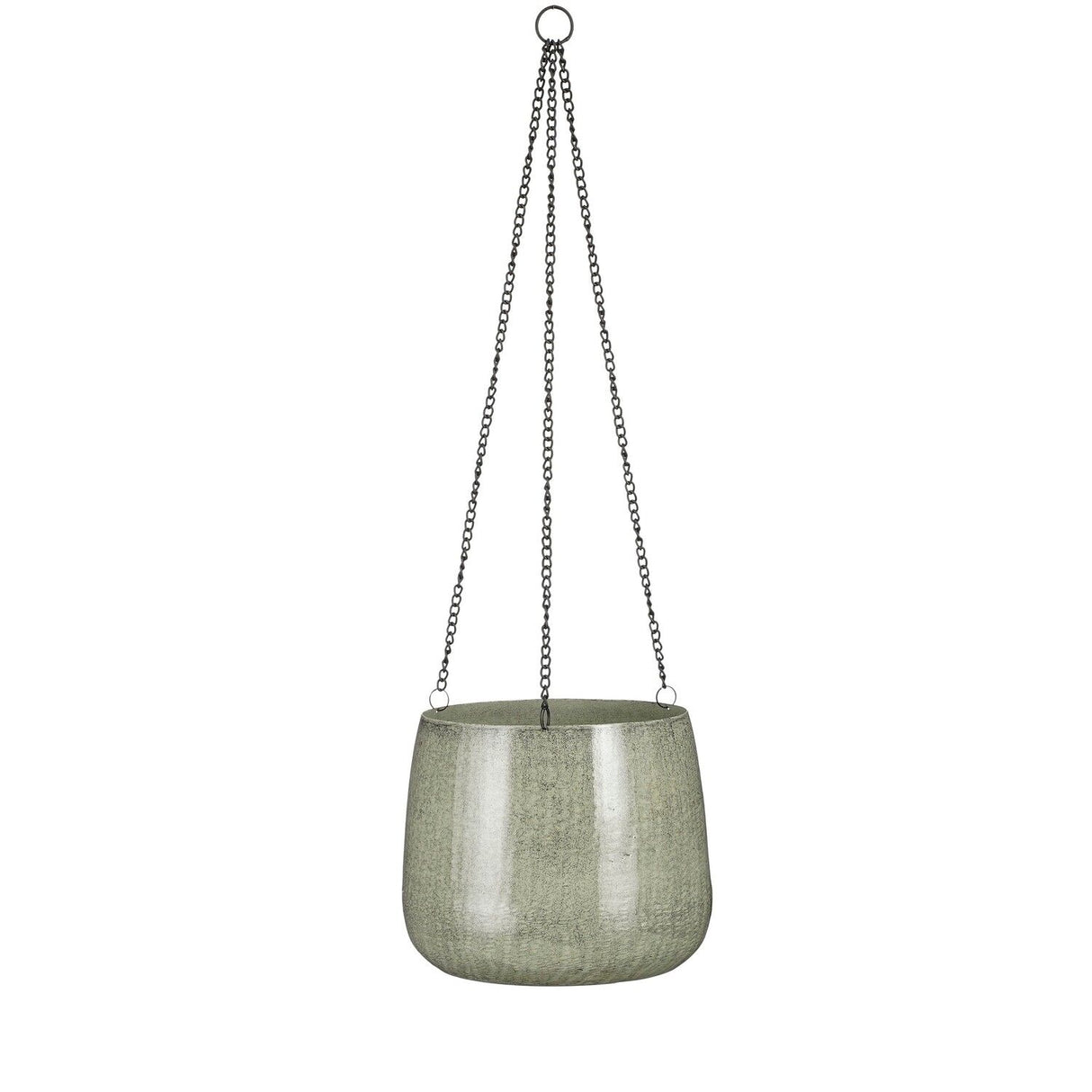 Benson Grey Hanging Pot - 20 x 23cm