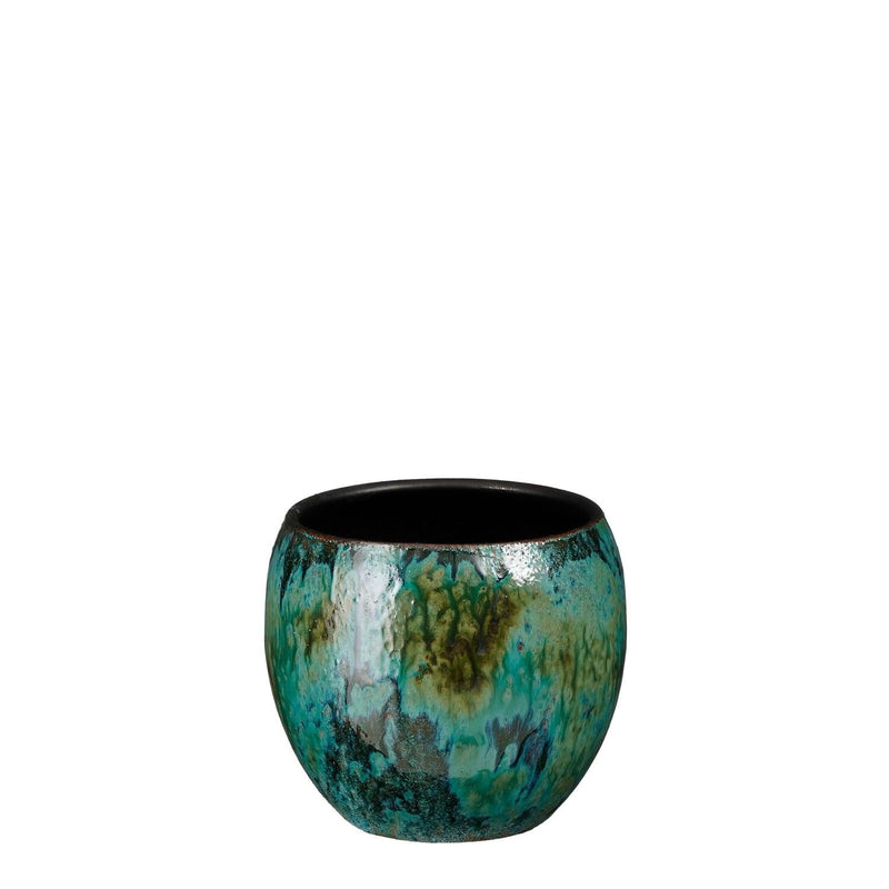 Loren Pot Round Blue 16 x 17cm