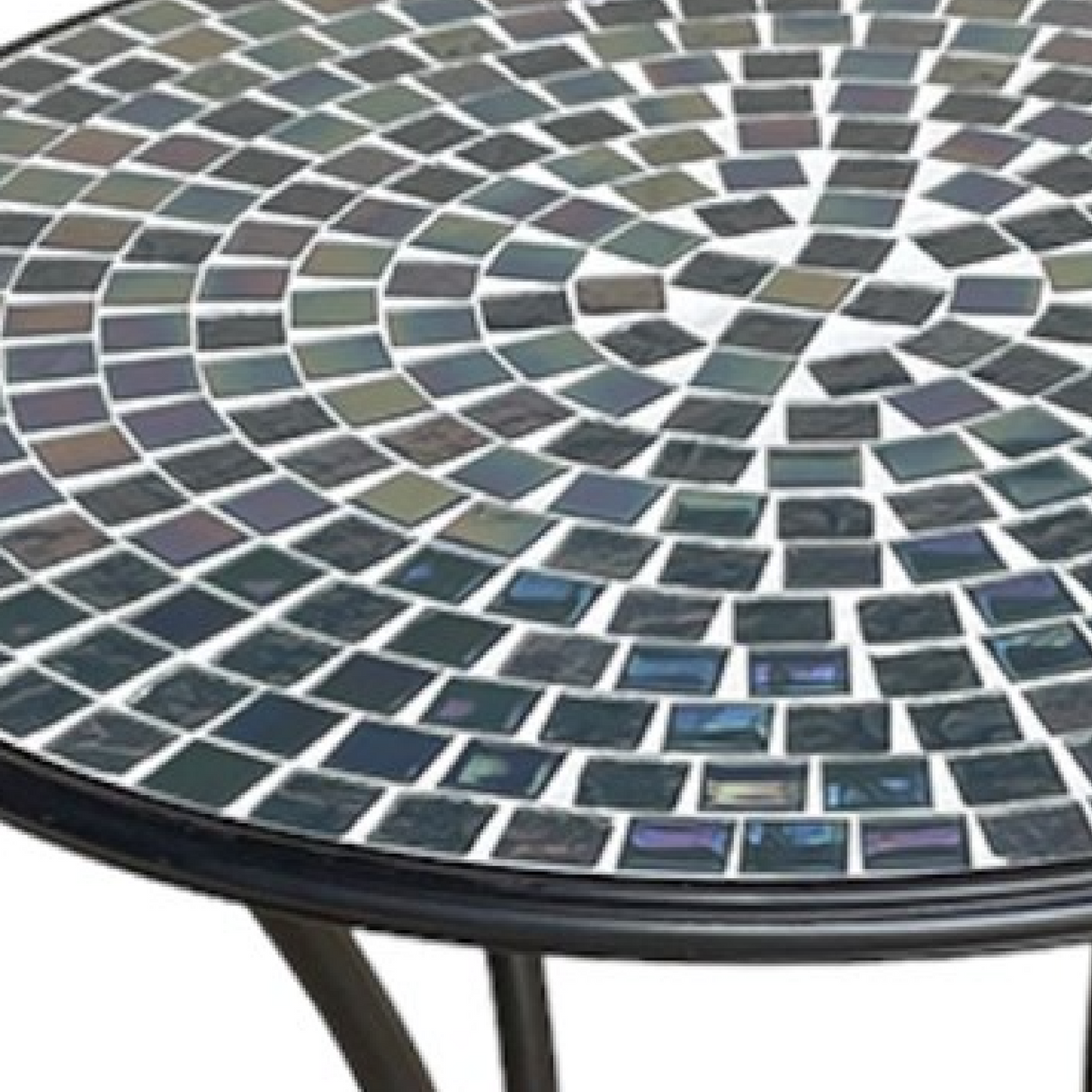 Iridescent Two Seater Metal Framework Bistro Set - BISTRO SET 2 PERSON - Beattys of Loughrea