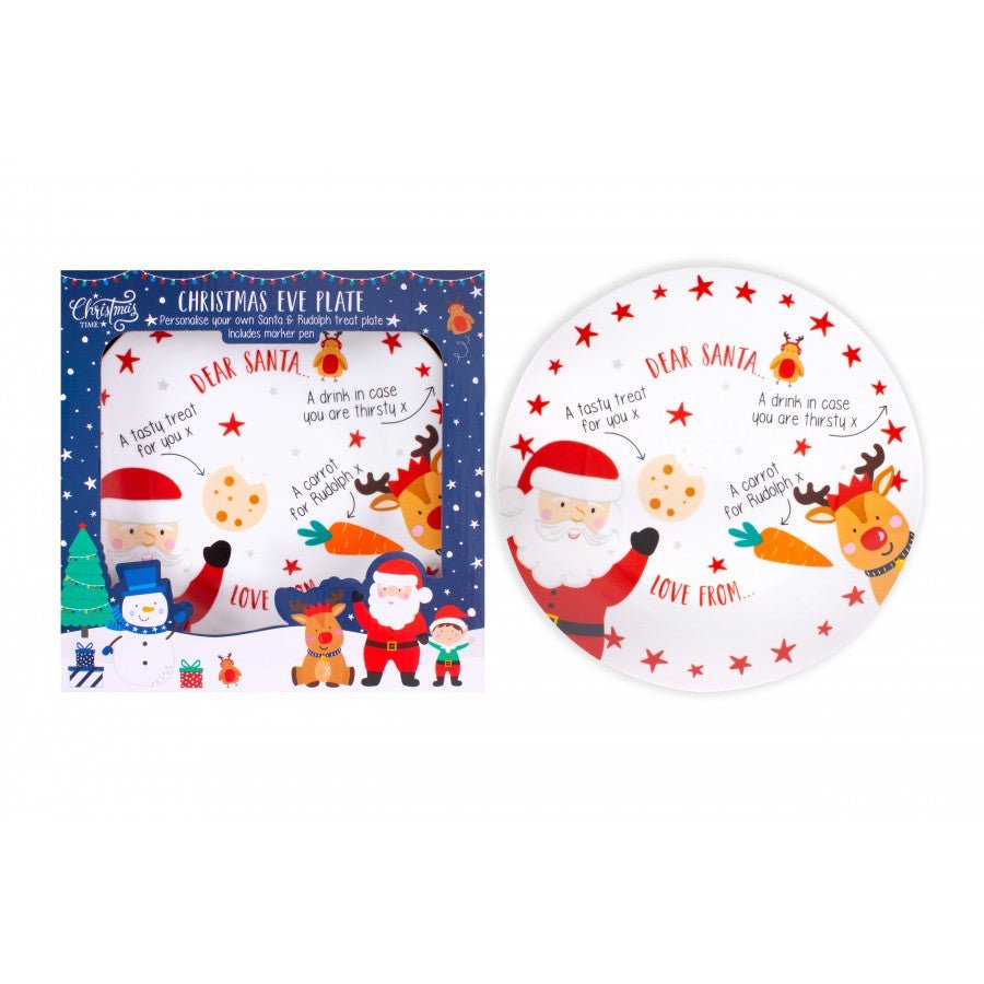 Christmas Santa & Friends Christmas Eve Plate - GENERAL LOOSE WARE - Beattys of Loughrea