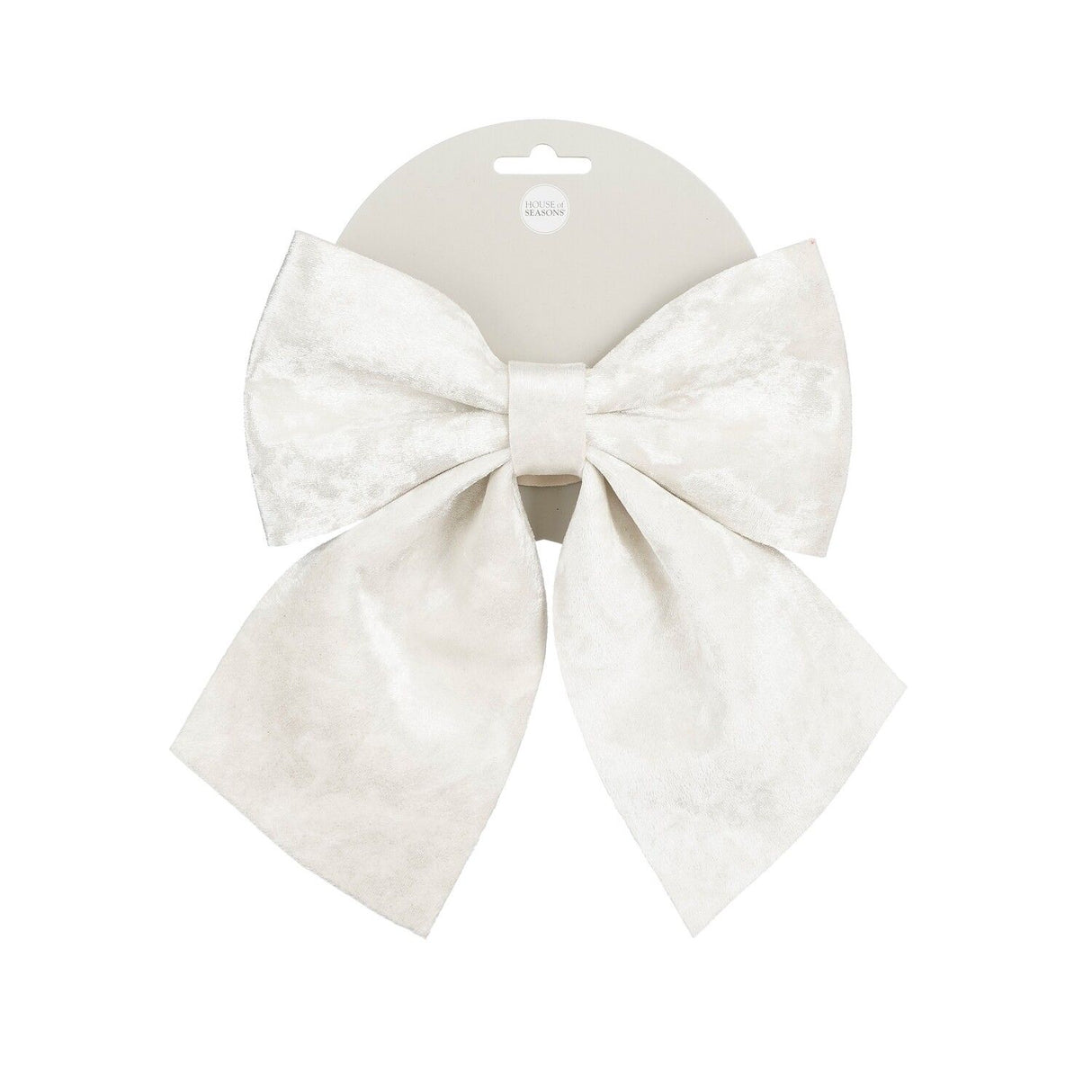 Christmas Bow White 20 x 24cm