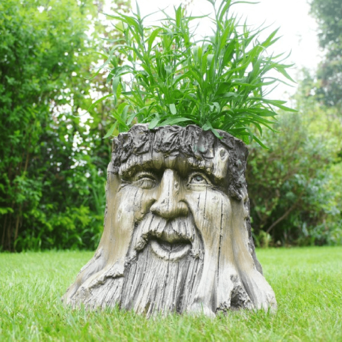 Tree Stump Planter 25cm - GARDEN ORNAMENTS INCL SOLAR - Beattys of Loughrea