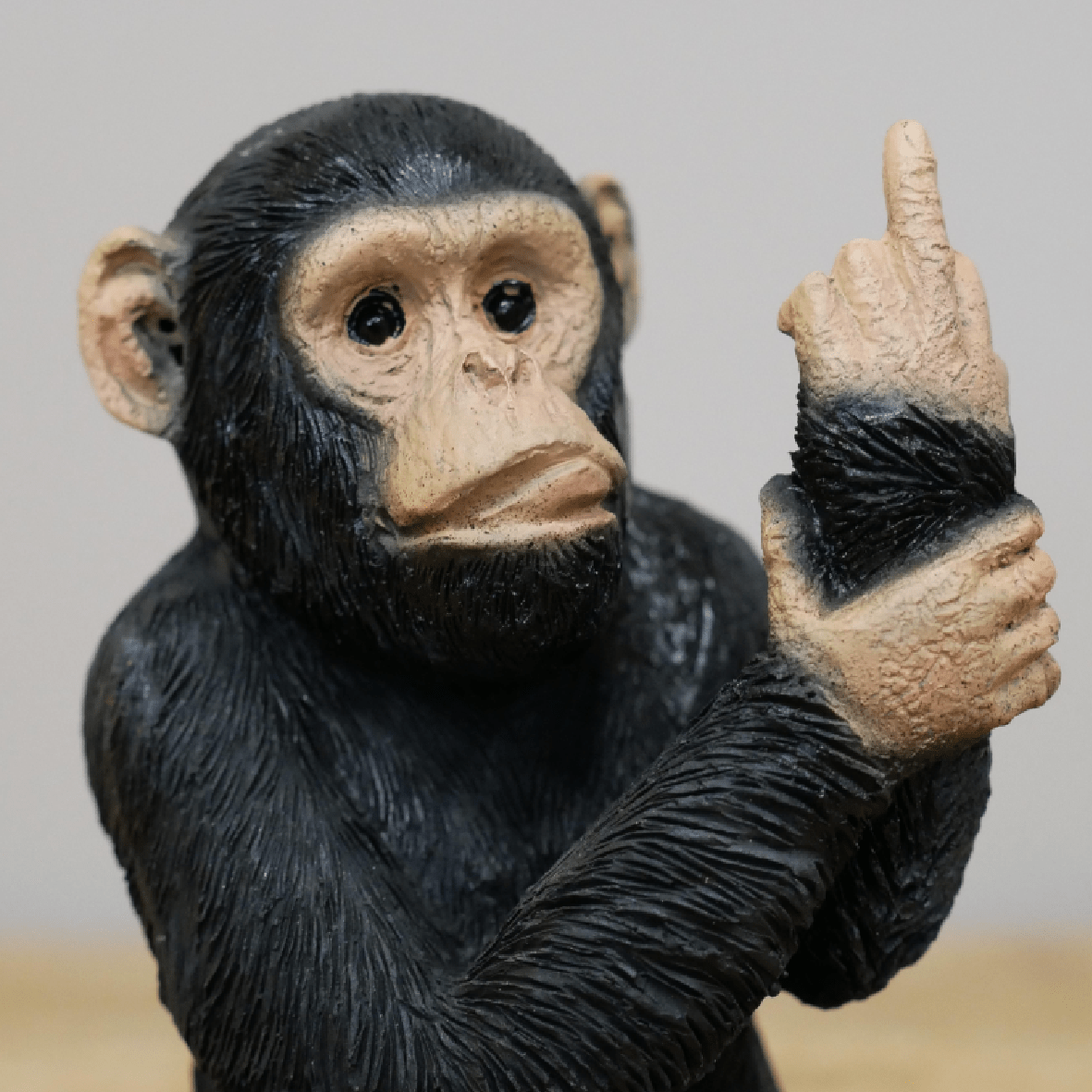 Up Yours Monkey Ornament Small 12cm - ORNAMENTS - Beattys of Loughrea