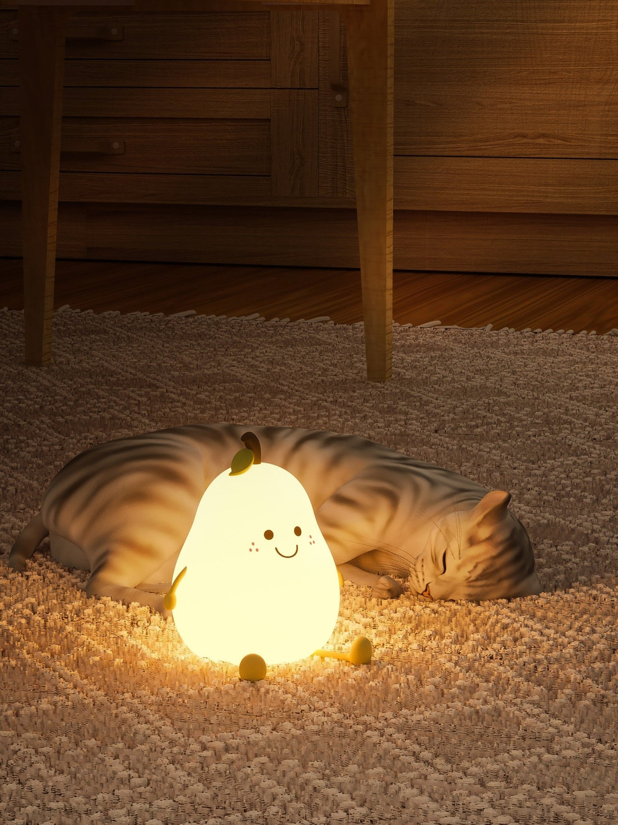 Pepe The Pear - Lumi Buddy Nightlight RGB - NIGHT LIGHT PLUG IN - Beattys of Loughrea