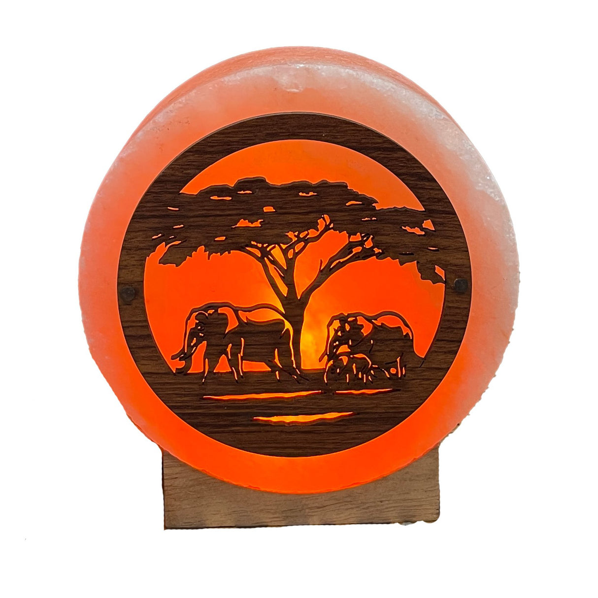 Elephant Family Mini LED Salt Lamp (USB)