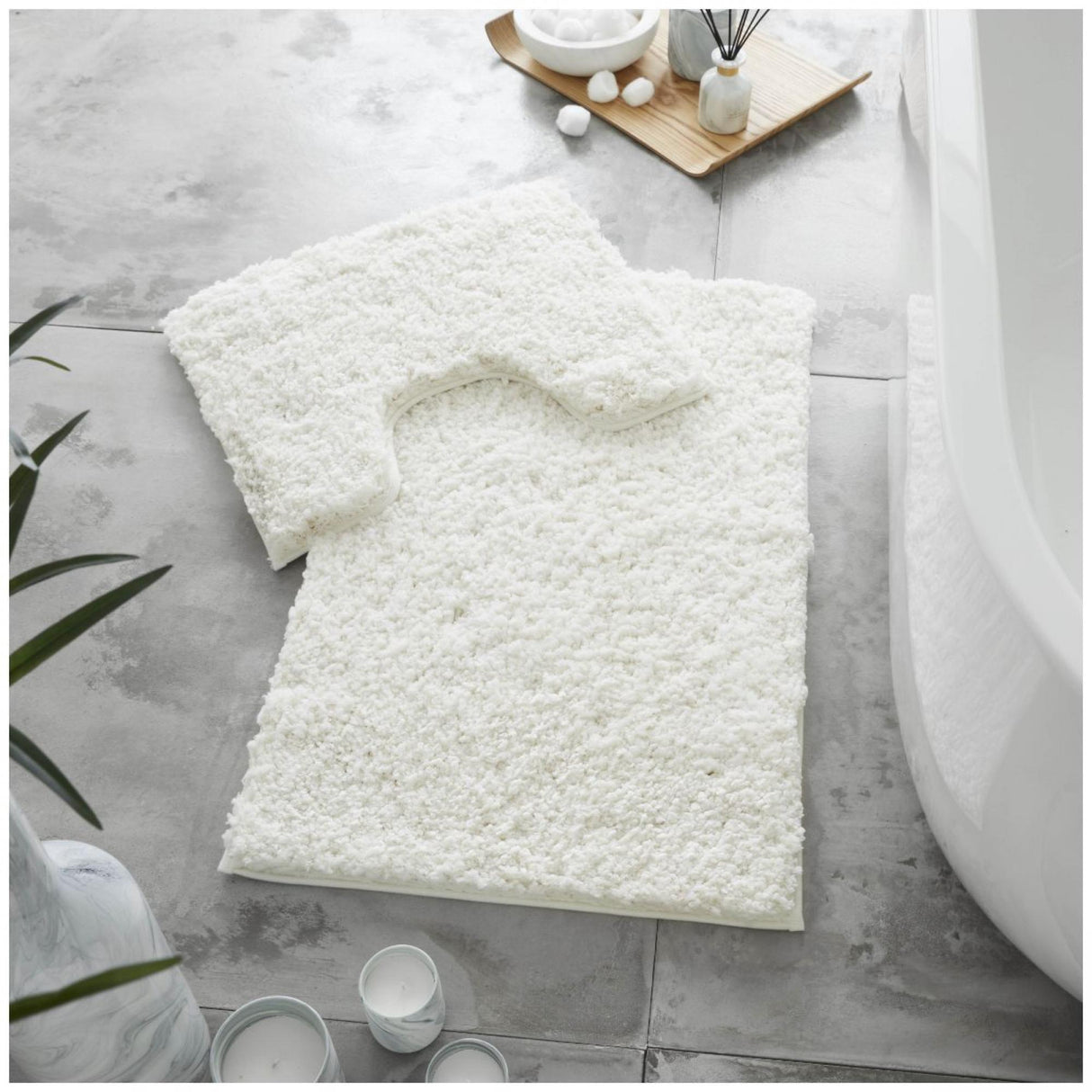 Gaveno Cavailia Ultimate Zero Twist 2pc Bath Set Cream - BATH MATS/SETS - Beattys of Loughrea