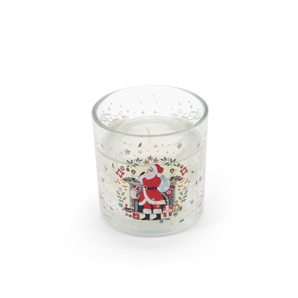 TIPPERARY CRYSTAL Santa LED Light Up Candle - XMAS CANDLES - Beattys of Loughrea