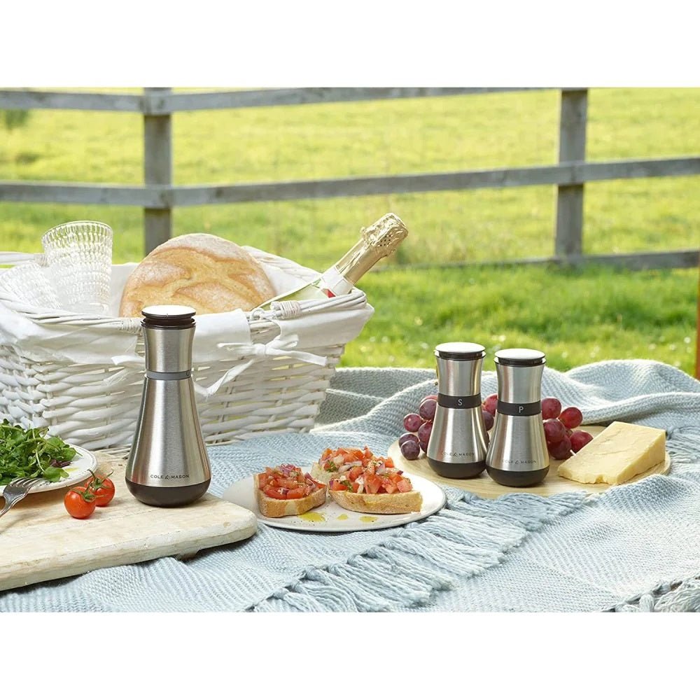 Cole & Mason Henley Stainless Steel Oil/Vinegar Pourer - GENERAL LOOSE WARE - Beattys of Loughrea