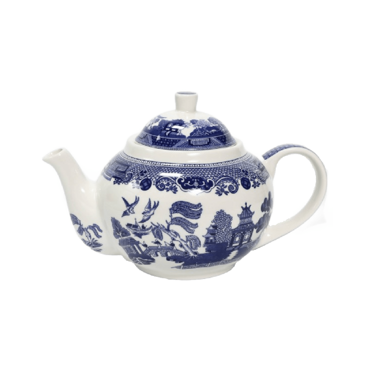 Blue Willow Teapot 1 Litre - TEA/COFFEE MAKER/BODUM/MILLS - Beattys of Loughrea
