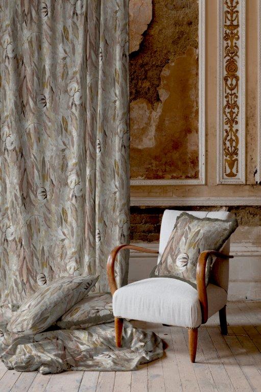 Cottonopolis 66" x 72" Lined Eyelet Curtains Quartz - CURTAINS - READY MADE - Beattys of Loughrea