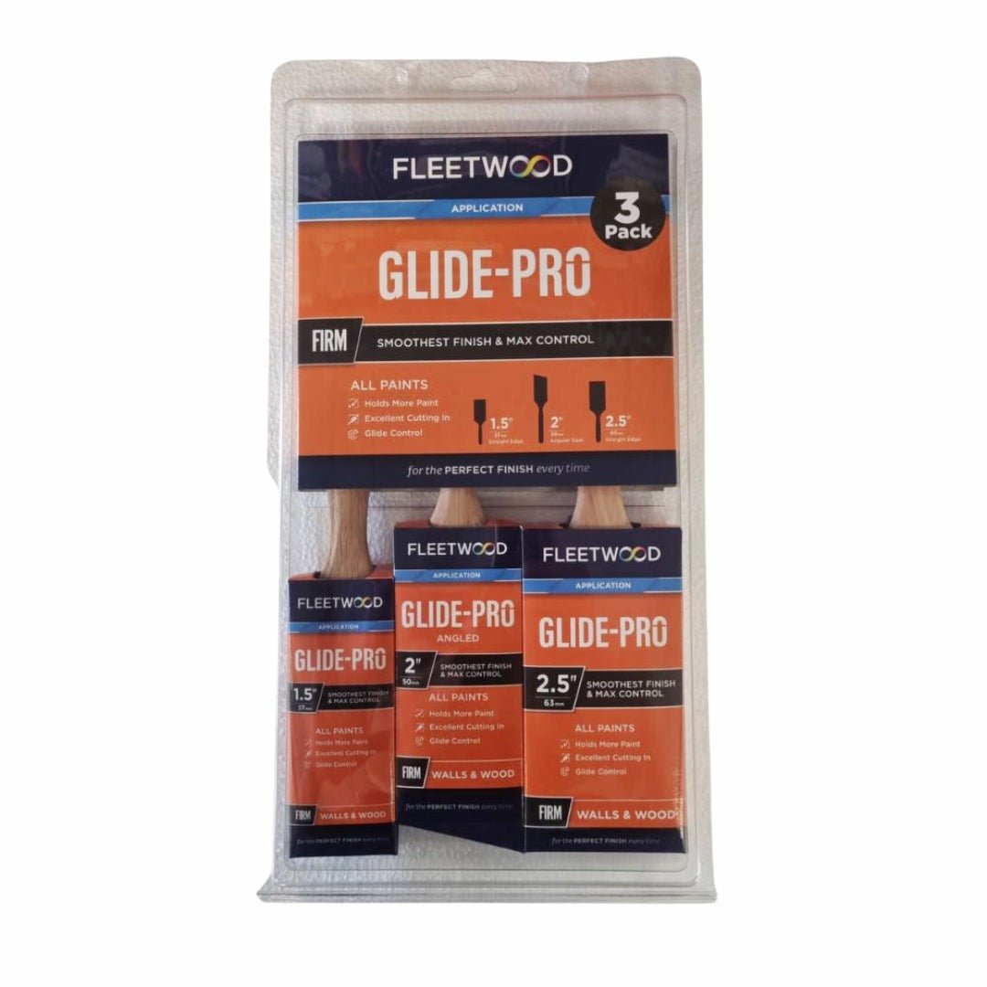 Fleetwood Glide Pro 3 Piece Brush Set - PAINT BRUSHES - Beattys of Loughrea