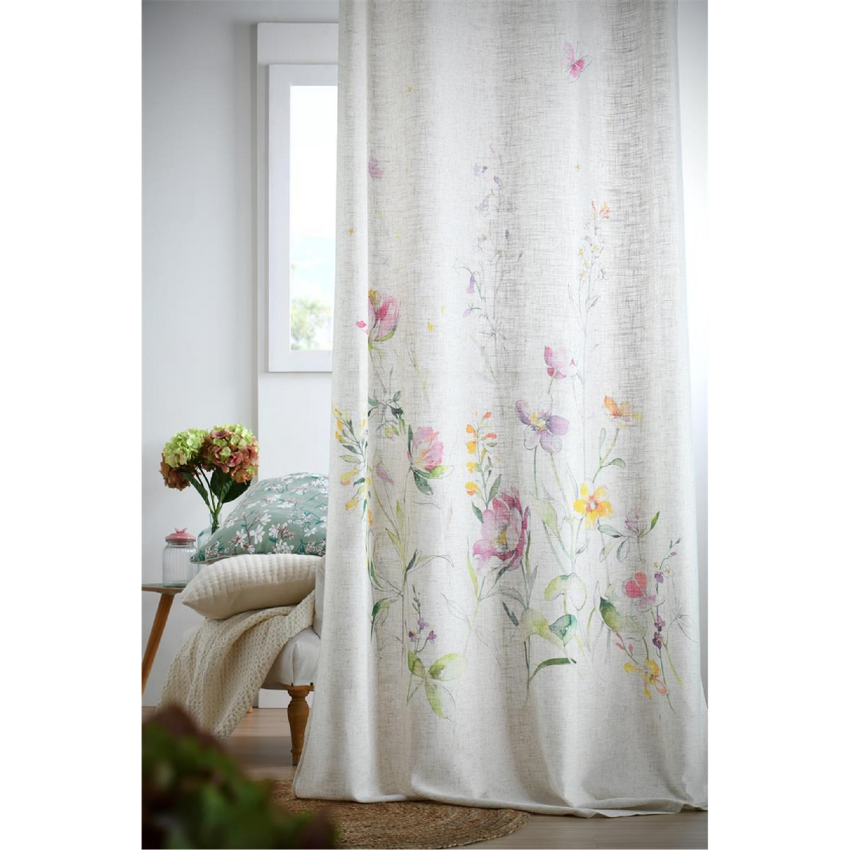 Rita Multicolor Curtain Panel 135 x 260cm - CURTAINS - READY MADE - Beattys of Loughrea