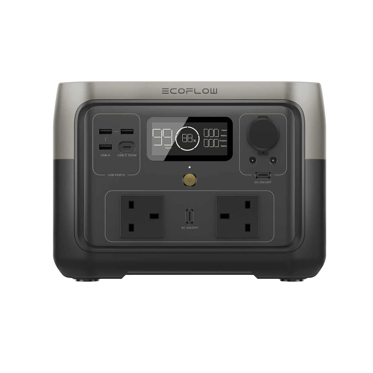 EcoFlow River 2 Max Portable Power Station | ZMR610 - B - UK - BATTERY CHARGERS - Beattys of Loughrea