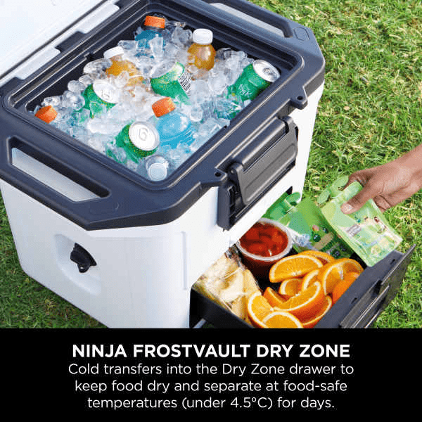 Ninja FrostVault 30QT/28L Hard Cooler - Cloud White FB131UKWH - COOLERS - Beattys of Loughrea