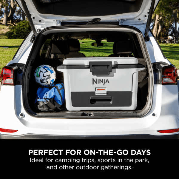 Ninja FrostVault 50QT/47L Hard Cooler - Cloud White FB151UKWH - COOLERS - Beattys of Loughrea