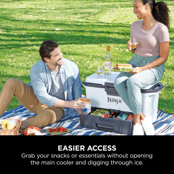 Ninja FrostVault 50QT/47L Hard Cooler - Cloud White FB151UKWH - COOLERS - Beattys of Loughrea