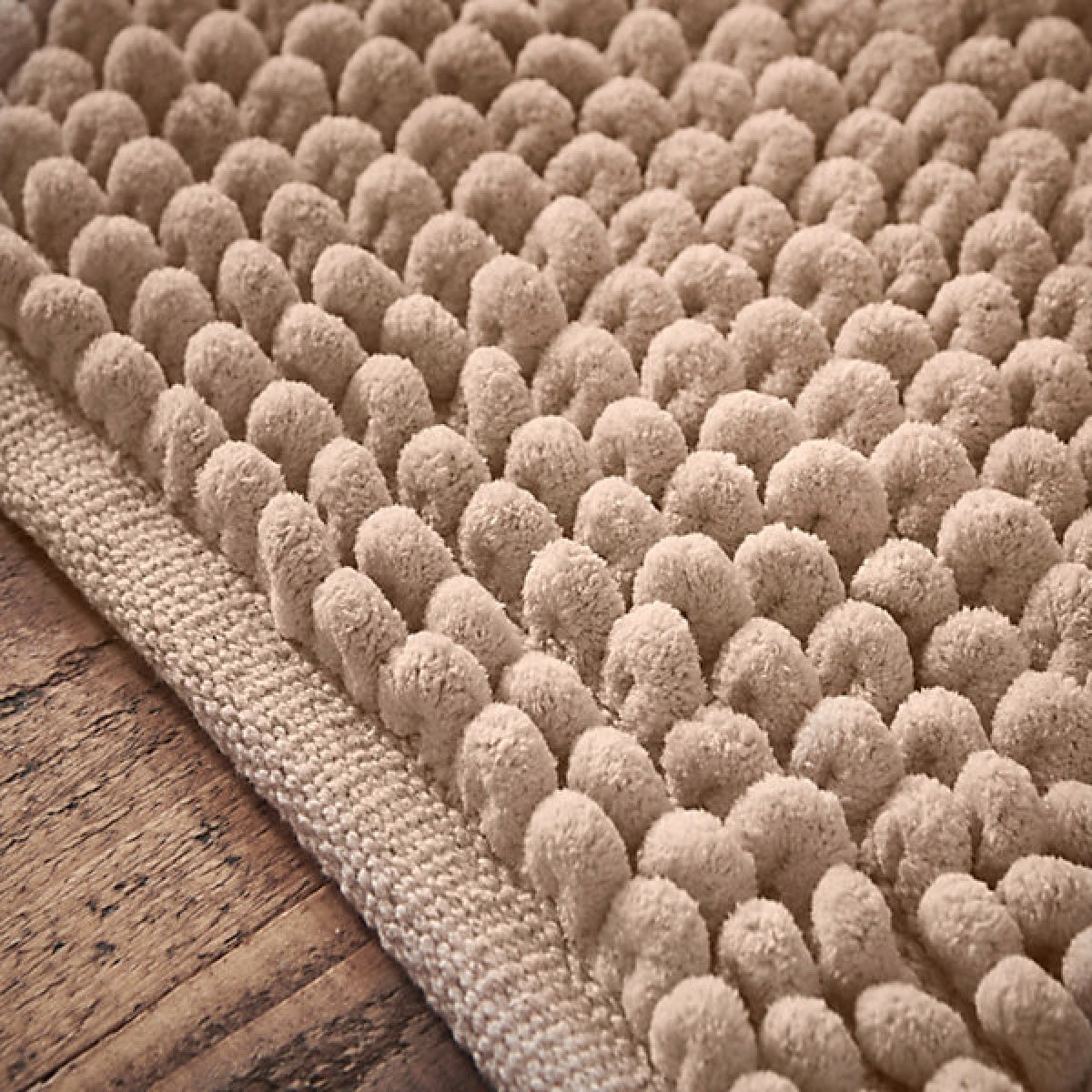 Bianca Aspen Bobble 50 x 120 cm Bath Runner Natural - BATH MATS/SETS - Beattys of Loughrea