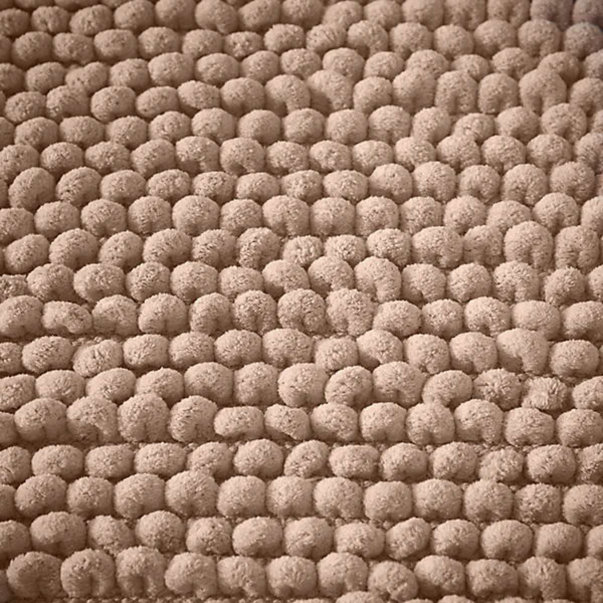 Bianca Aspen Bobble 50 x 120 cm Bath Runner Natural - BATH MATS/SETS - Beattys of Loughrea