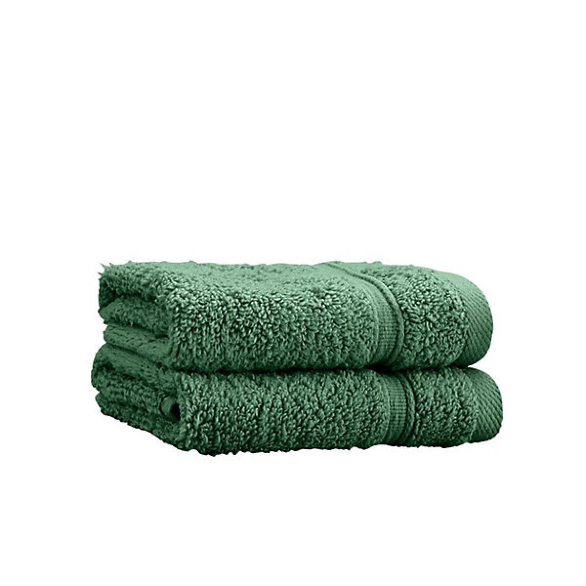 Catherine Lansfield Zero Twist Cotton Face Cloth Pair Forest Green - TOWELS FACECLOTHS - Beattys of Loughrea