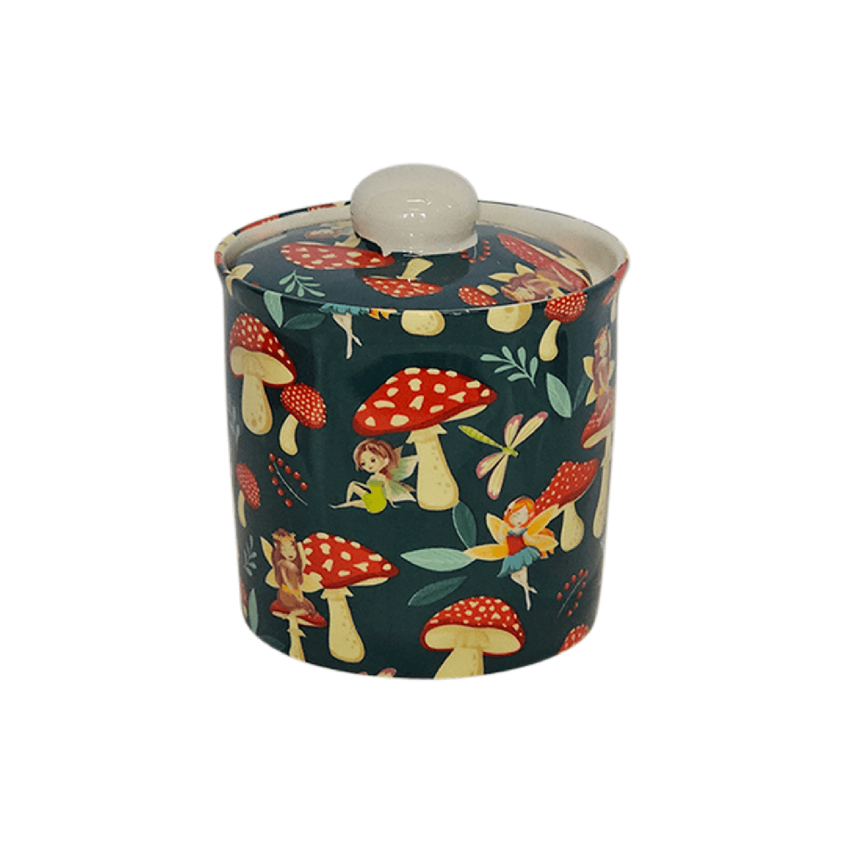 Shannonbridge Pottery Enchanted Forest Covered Sugar Bowl - GENERAL LOOSE WARE - Beattys of Loughrea