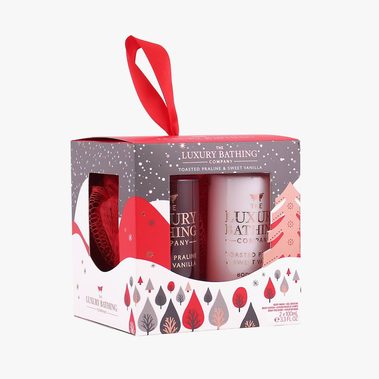 The Luxury Bathing Company Toasted Praline & Sweet Vanilla Glow Gift Set