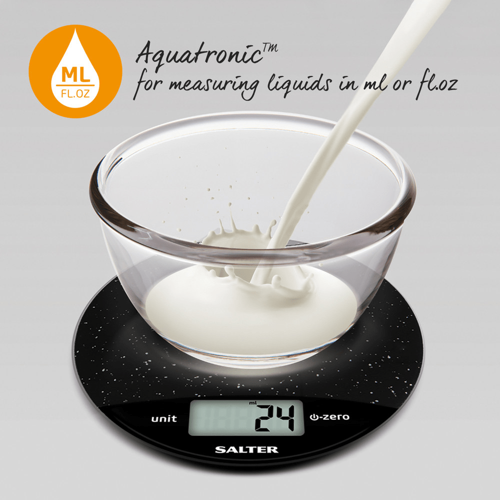 Salter Marble Digital Kitchen Scale - Black - KITCHEN SCALES - Beattys of Loughrea