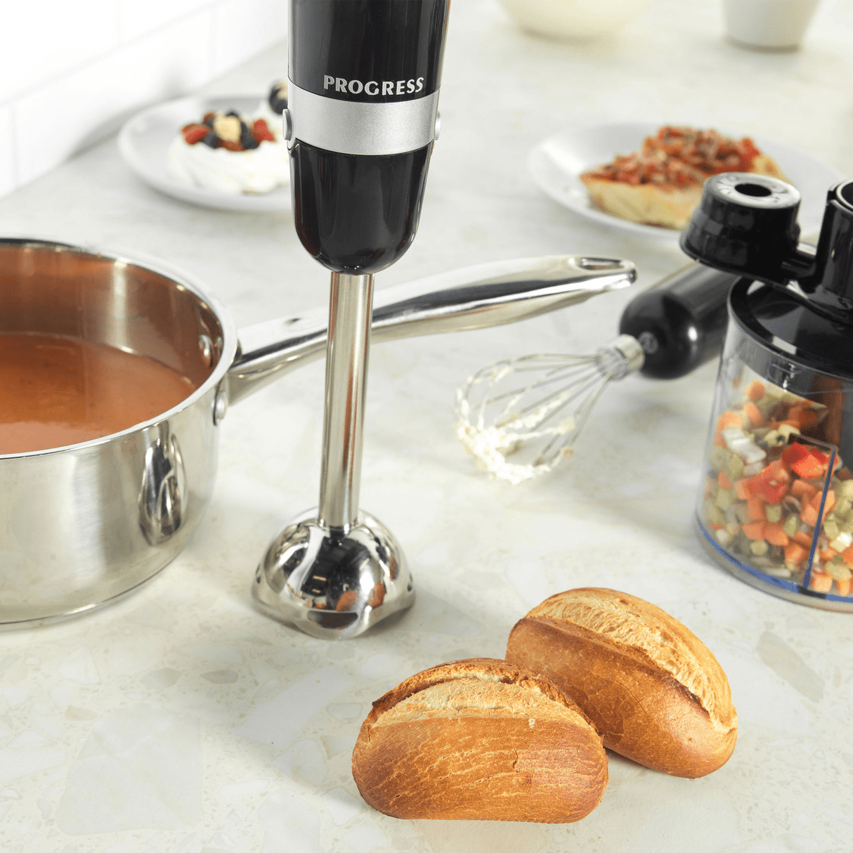 Progress 3 in 1 Electric Blender Set - HAND BLENDERS CHOPPERS - Beattys of Loughrea