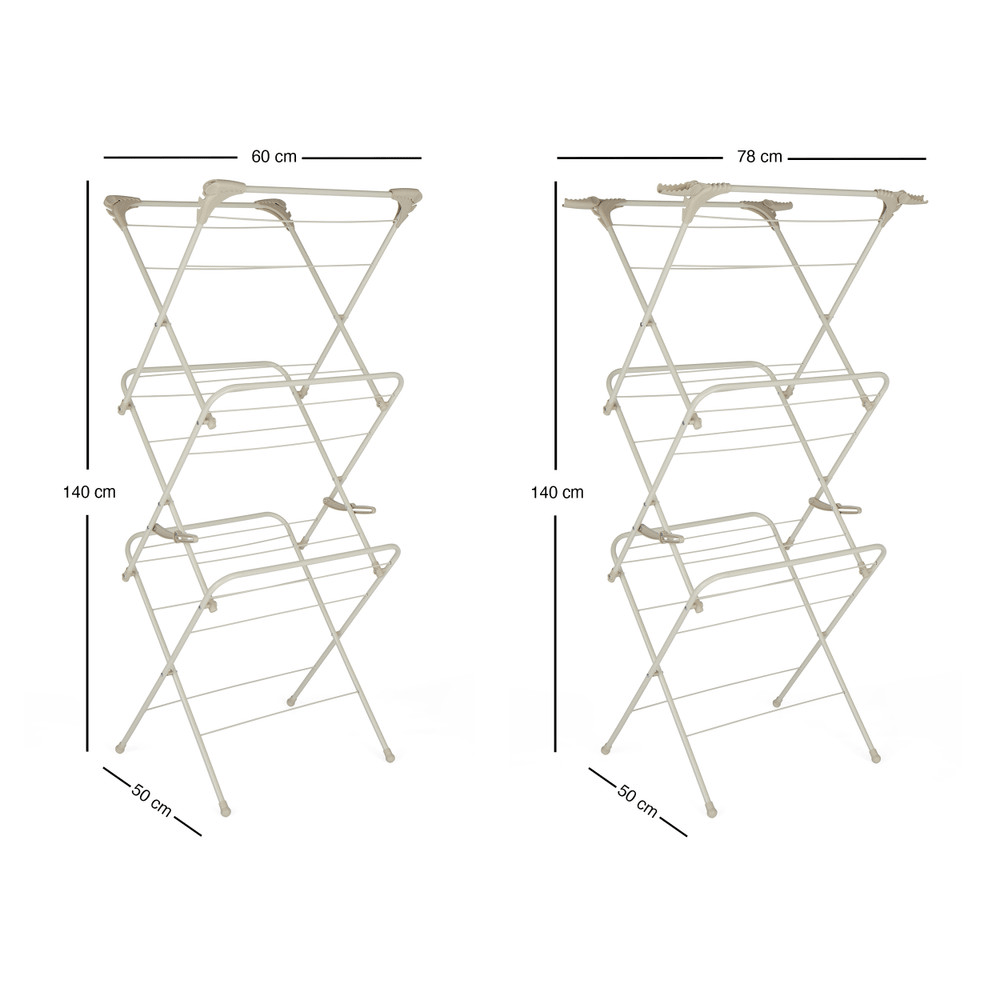 Salter Warm Harmony 3 - Tier Clothes Airer - CLEANING CLOTHES AIRER - Beattys of Loughrea
