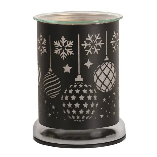 Electric Wax Melter Touch - Black Silhouette Baubles 17cm - POT POURRI/AROMATHERAPY/OILS/DIFFUSER - Beattys of Loughrea