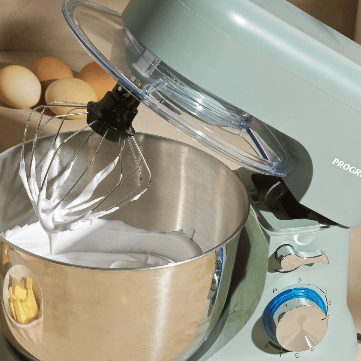 Progress Go Bake Stand Mixer, 1300W 4L, Teal