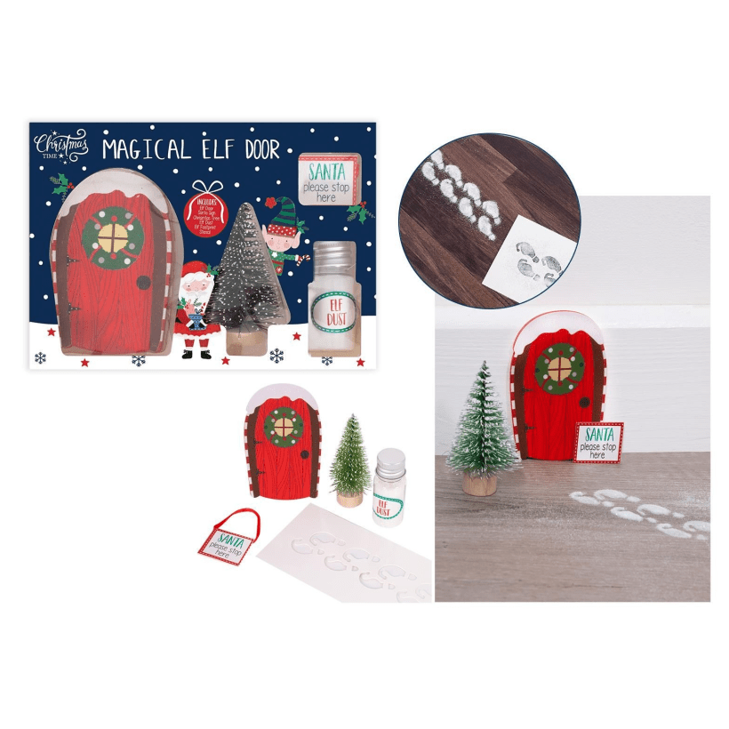 Christmas Magical Elf Door Set - XMAS ACCESSORIES - Beattys of Loughrea