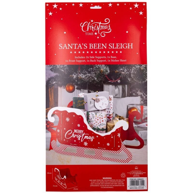 Christmas Time - Santa's Been Sleigh - XMAS ACCESSORIES - Beattys of Loughrea