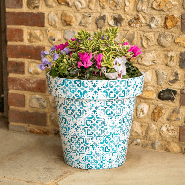 38cm Zest Porto Garden Pot Planter - PLANTER POT CLAY / CERAMIC - Beattys of Loughrea
