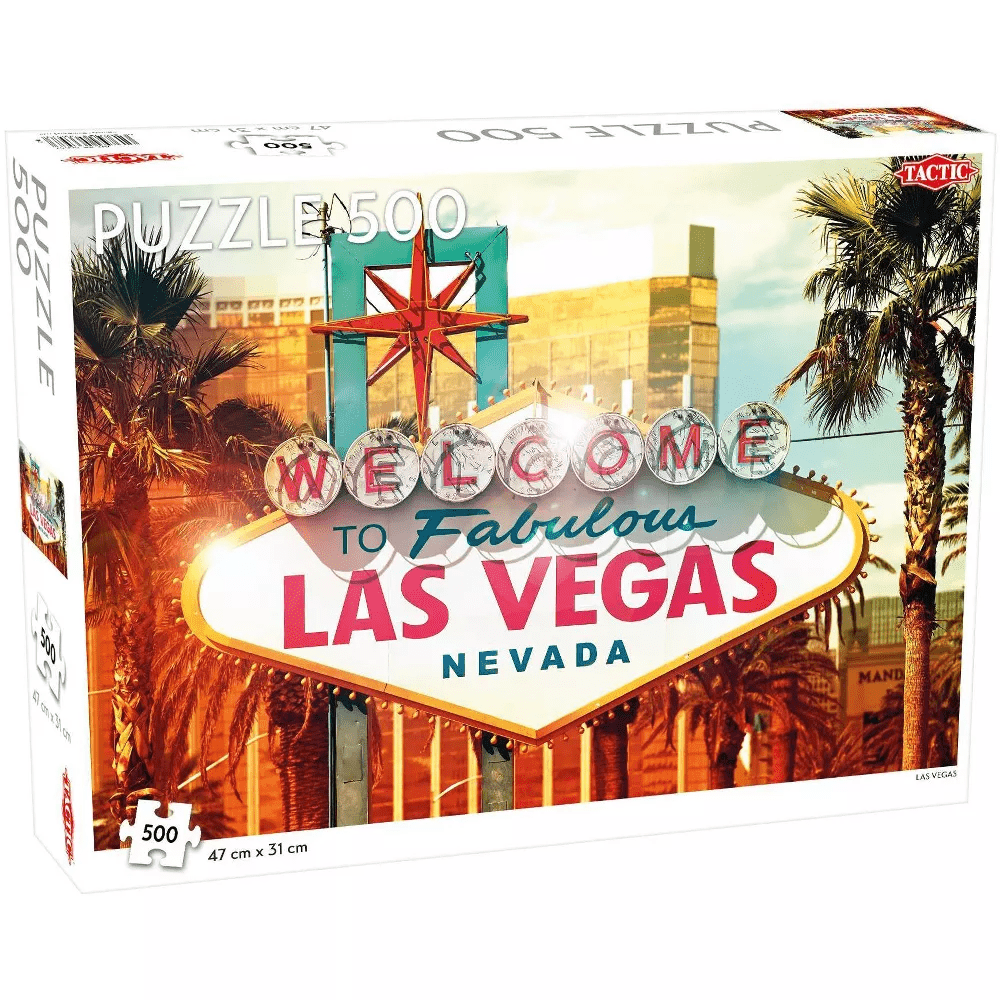 Tactic Las Vegas Jigsaw Puzzle - 500pc - JIGSAWS - Beattys of Loughrea