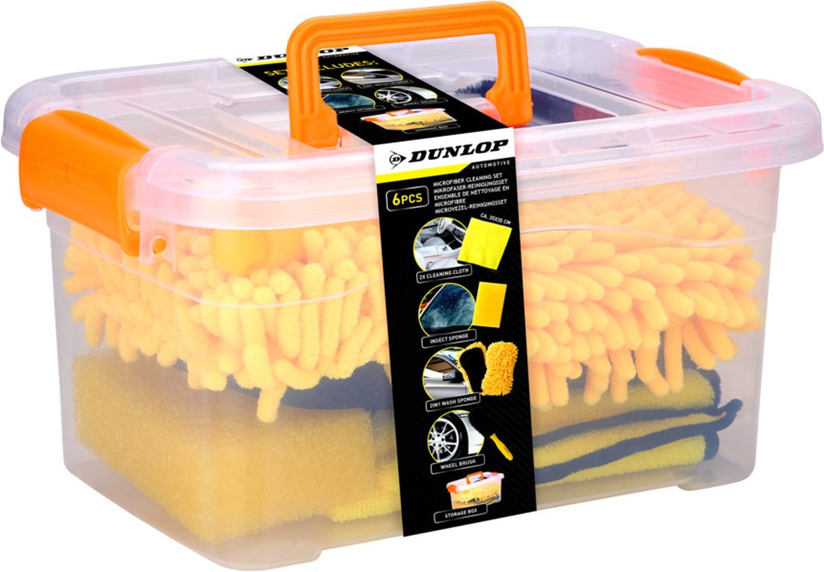 Dunlop 6 - Piece Car Cleaning Kit - CAR ACCESSORIES - Beattys of Loughrea