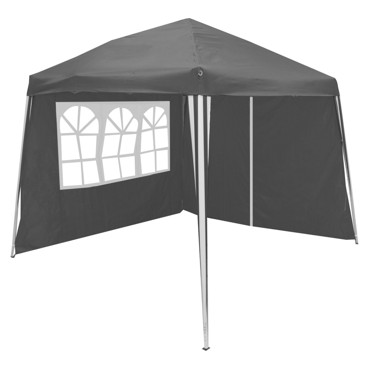 Lifetime Garden Foldable Party Tent Pavilion 3 x 3 x 2.45M with Side Walls - Anthracite - GAZEBO CANVAS & METAL - Beattys of Loughrea