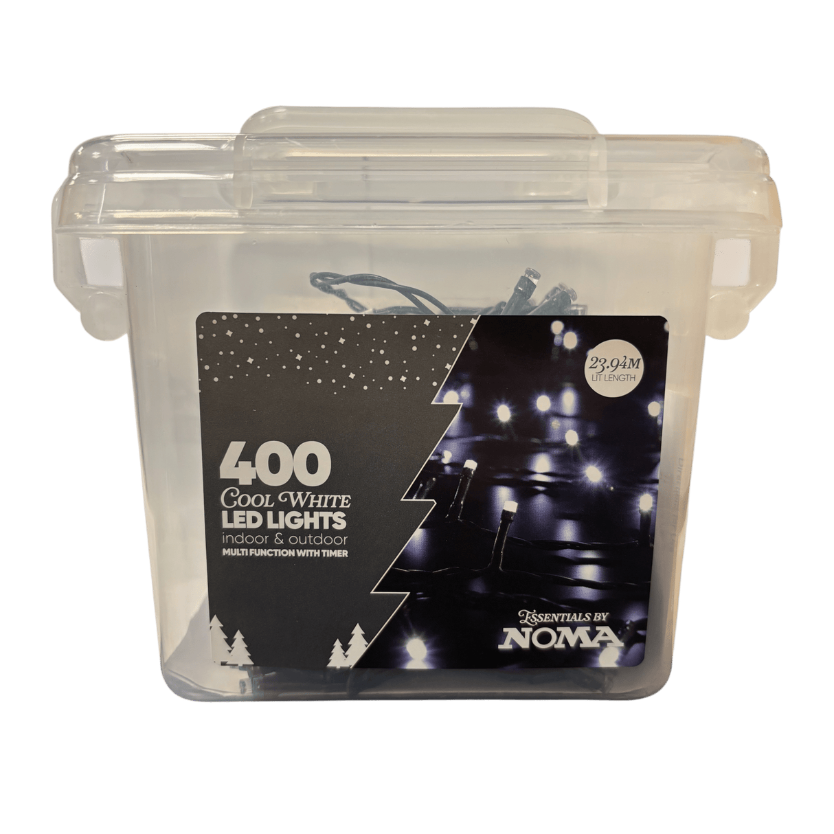 Noma Essentials 400 Cool White LED Lights - XMAS LIGHTS LED - Beattys of Loughrea