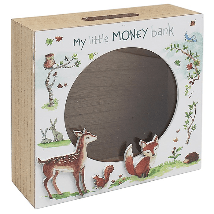 Forest Friends Money Box Savings Bank - ORNAMENTS - Beattys of Loughrea