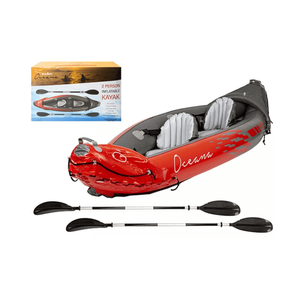 Summit Oceana 2 Person Inflatable Kayak Red - KAYAK / CANOE / WATER SPORTS - Beattys of Loughrea