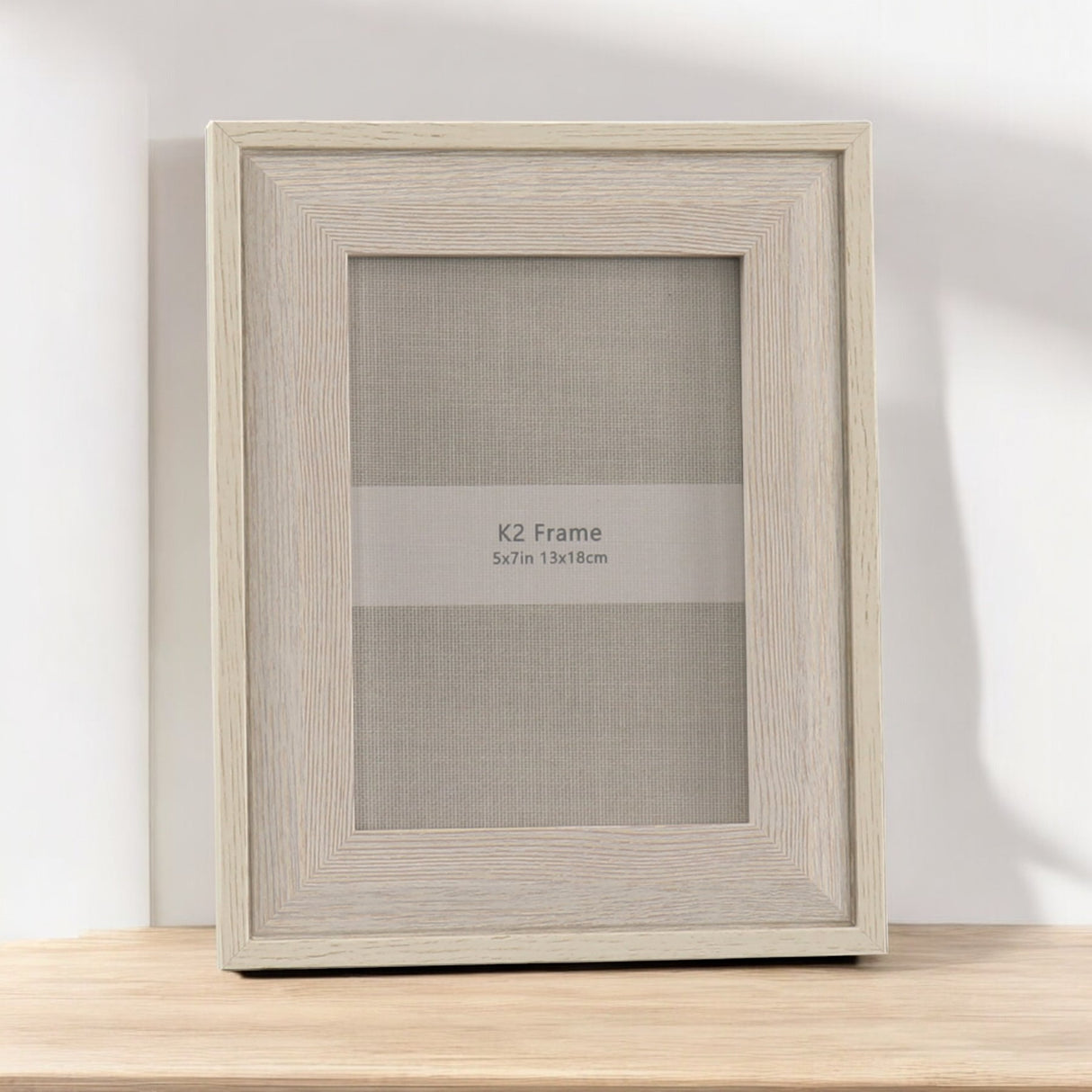Beige Wood Photo Frame 5x7 - Beattys of Loughrea | www.beattys.ie