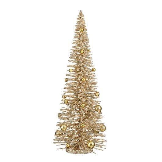Mica Decorations Decoration Tree Champagne 50cm - XMAS TREE SMALL - Beattys of Loughrea