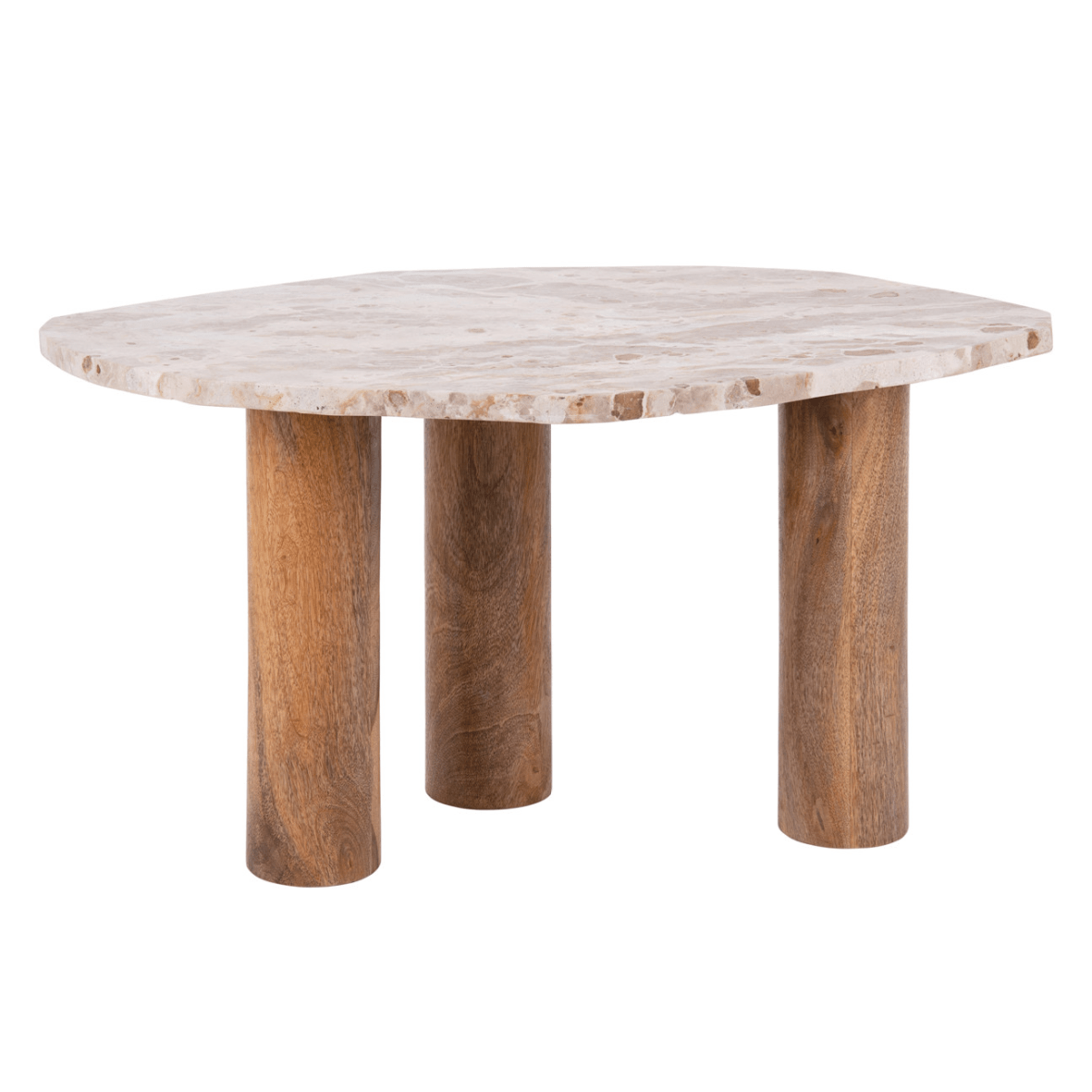 Contemporary Table Organic Marble Brown - OCCASIONAL FURNITURE - Beattys of Loughrea