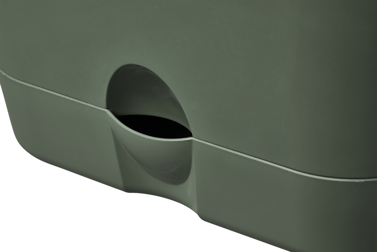 Elho Green Basics Growpot Square All - in - 1 25cm Leaf Green - PLANTER POT CLAY / CERAMIC - Beattys of Loughrea